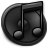iTunes Black S Icon 48x48 png